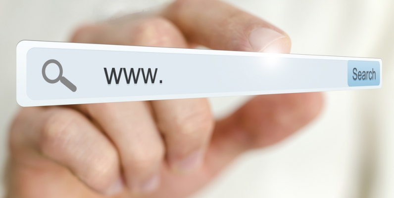 Intermediate Internet Searching www. written in search bar on virtual screen