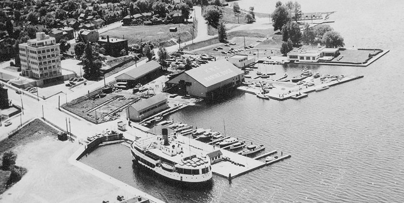 Out of the Vaults - Water archival image of a harbour