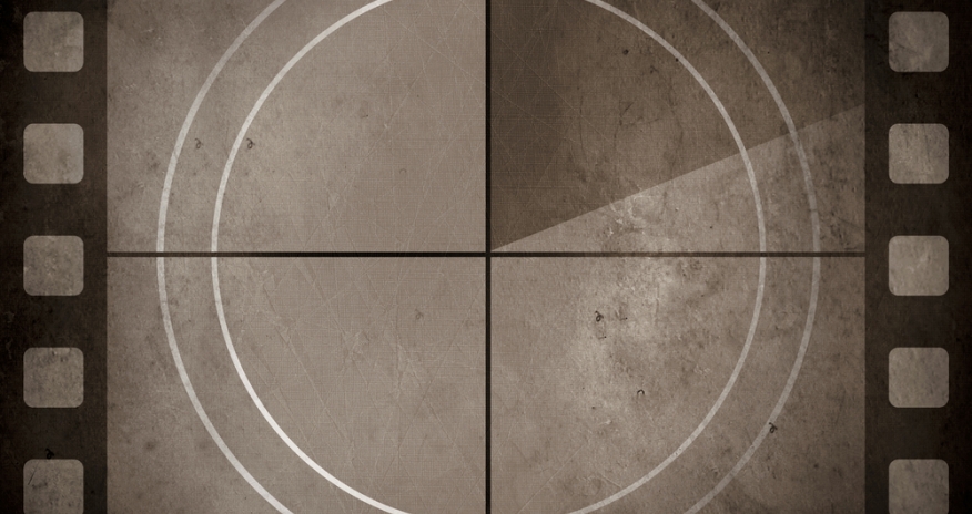 Free Movies Graphic of film strip boarder and countdown frame