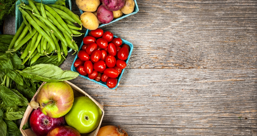 Community Food Advisors Closeup of fruits and vegetables