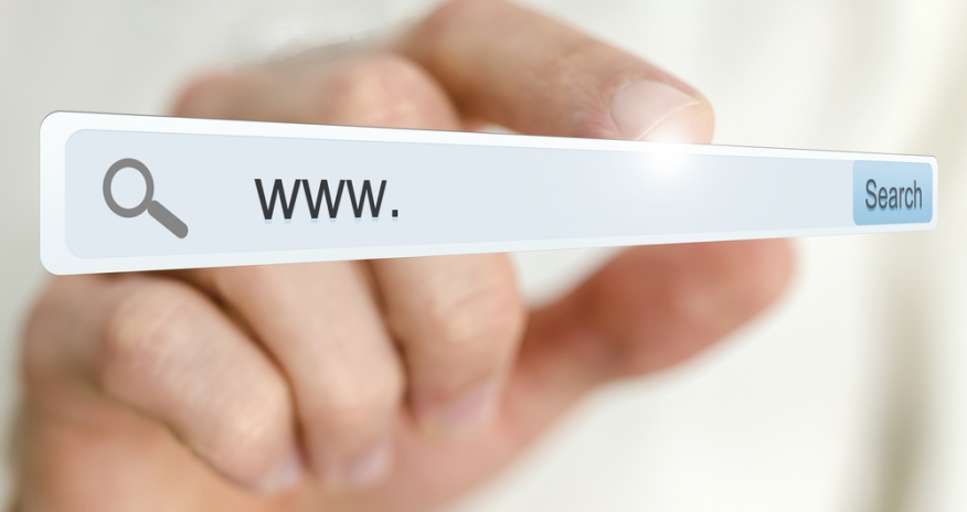 Intermediate Internet Searching www. written in search bar on virtual screen