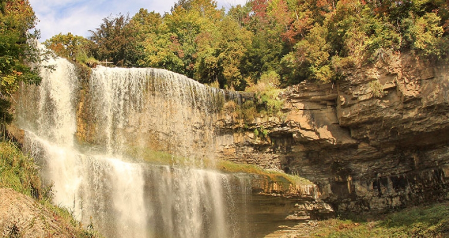 Webster's Falls a photo of websters fall in hamilton
