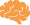 Orange brain icon