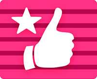 SRC Image pink Thumbs up
