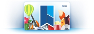 Power of an HPL Library Card HPL Library card on a blue gradient background