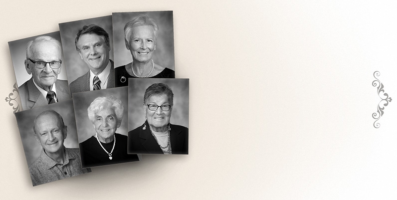A collage of the Gallery of Distinction inductees for the 2019 year.