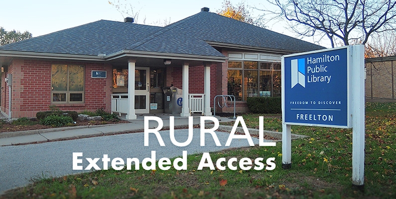 Rural Extended Access Service photo of the front of the Freelton Branch