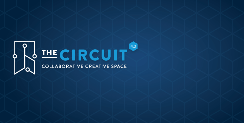 text: the circuit 4 collaborative creative space