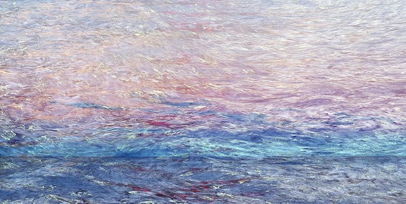 Gallery Dundas: Branko Gregov a watercolour painting of the ocean