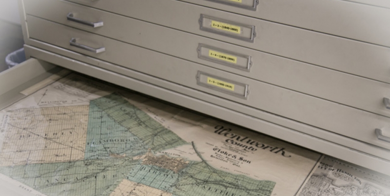 Map cabinet