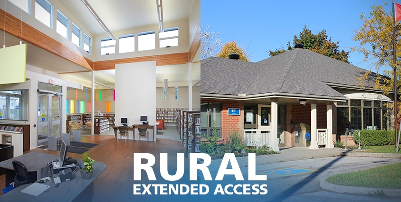 Extended Rural Access photos of the Freelton and Lynden Branches