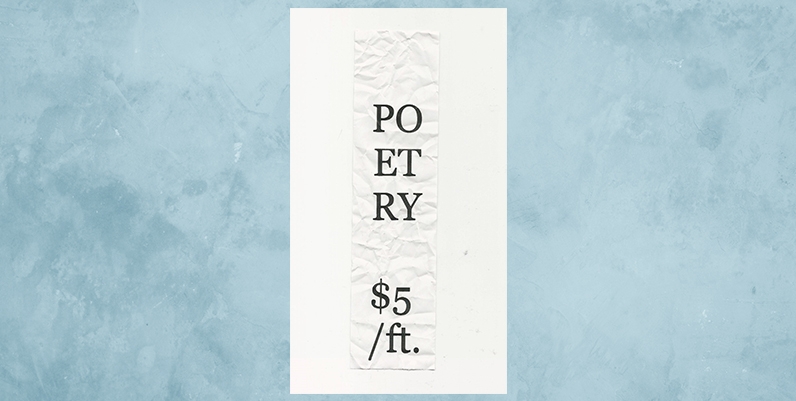 Ben Robinson, Poetry A photo of poetry on a receipt