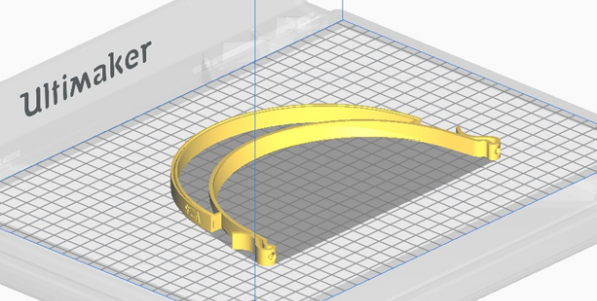 Face shield stl preview