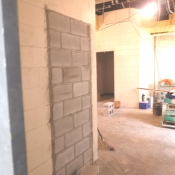 a photo of a room under construction