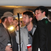 a group of men singing 