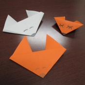 origami foxes