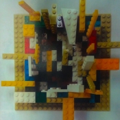 a LEGO forest 