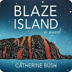 Blaze Island book cover logo
