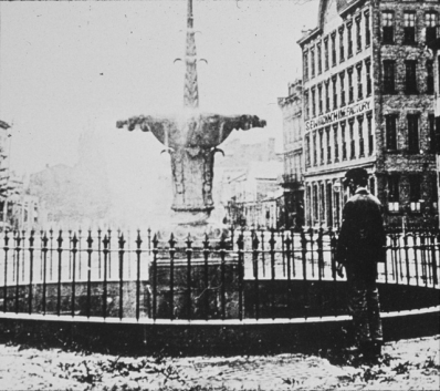 Gore Park fountain, 1870s