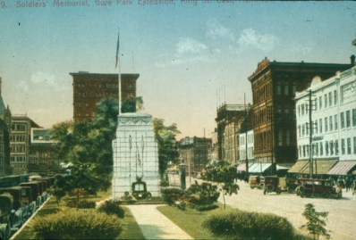 Cenotaph in Gore Park, 1923 Cenotaph in Gore Park, 1923