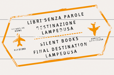 IBBY Silent Books Logo text: Silent Books FInal Destination Lampedusa