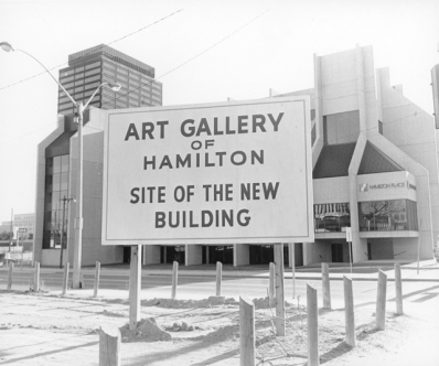 The site of the Art Gallery of Hamilton, in 1974.