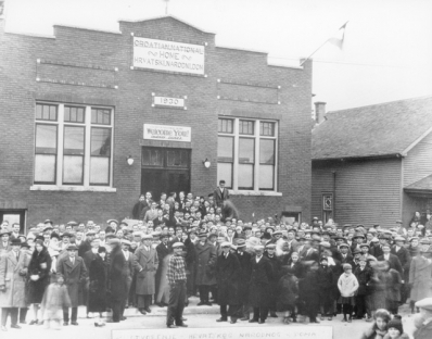 Croation National Home, opened in the 1930s on Beach Road Croation National Home, opened in the 1930s on Beach Road