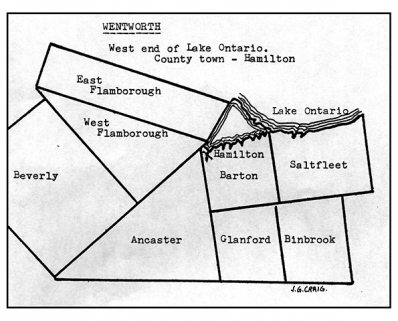 Townships in Wentworth County