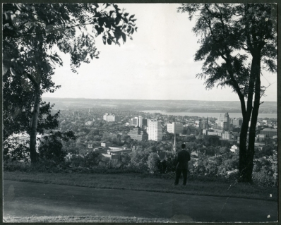 Downtown Hamilton from the Niagara Escarpment, 1963 Downtown Hamilton from the Niagara Escarpment, 1963