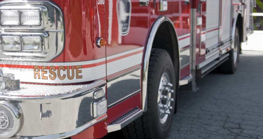 Fire Truck Closeup of a fire truck